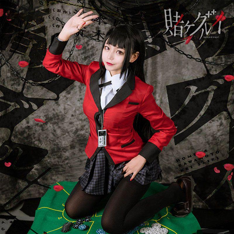 Exquisite Kakegurui Jabami Yumeko Costume Outfit With Perfect Stitches For Halloween
