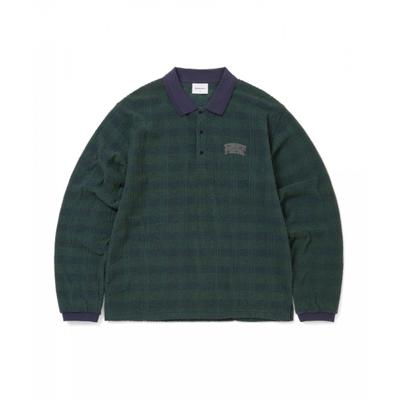 Striped Rugby L S Top Faded purpLe