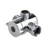 3 Way T-adapter for Valve For Toilet Bidet Shower for Head Diverter for Valve 1/