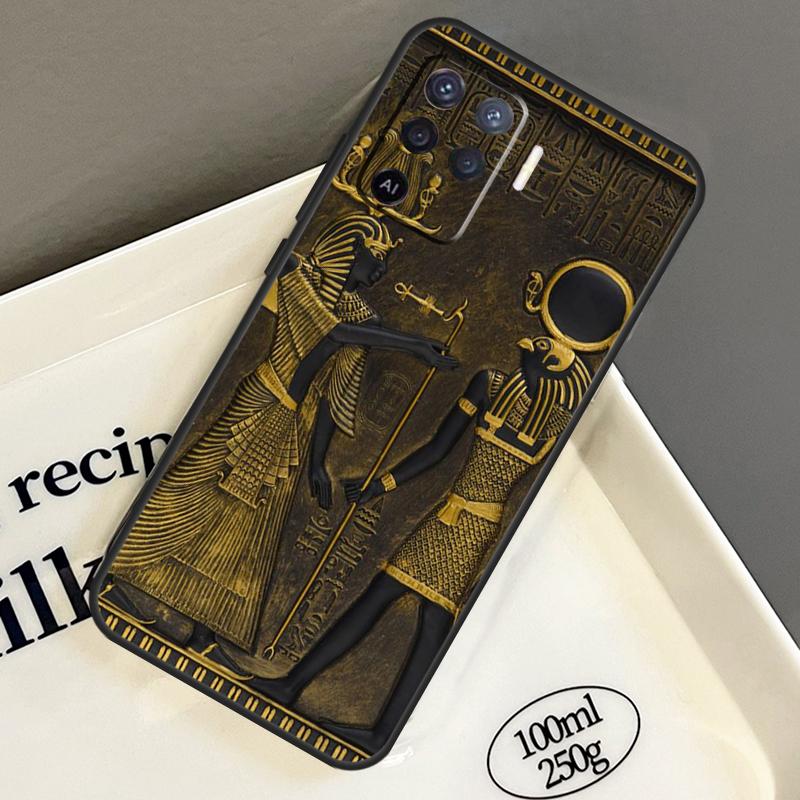 

Egypt Pharaoh Mural For Oppo A58 A38 A18 A78 A98 A94 A74 A54 A15 A40 A60 A80 A16 A76 A96 A17 A57 A77 A5 Pro Case OPPO A5 Pro 5G