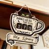 Books Read This Year Counter Book Trackers Sign Book Lover Gift for Teachers Librarians,Readers Wooden Library Decors