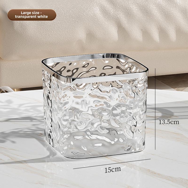 

Мини-мусорное ведро для рабочего стола с пружинной крышкой и дизайном в виде ледника