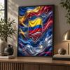 Colombia Football Diamond Painting Kit 5D Full Drill DIY Diamond Mosaic Wall Art Home Decor
