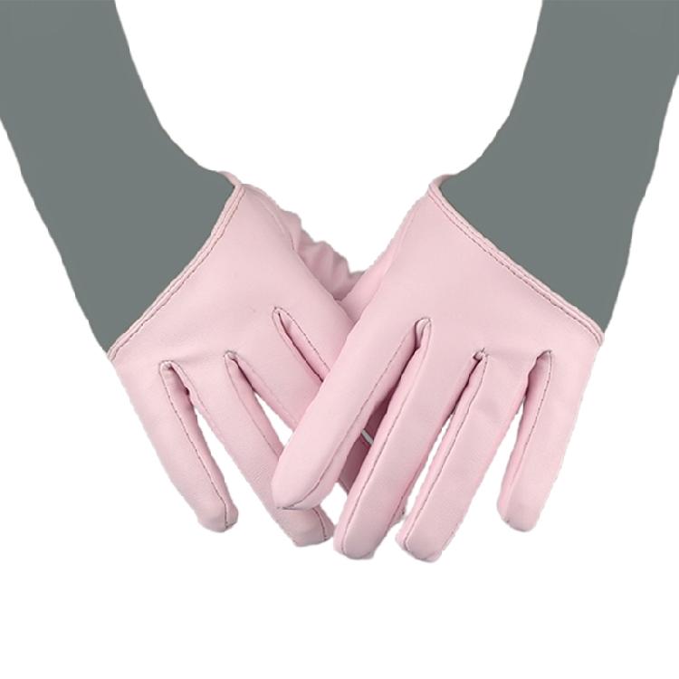 Half Hand Gloves Backless Detailing Lightweight Faux Leather Enhances Outfits For Photography Or Commuting