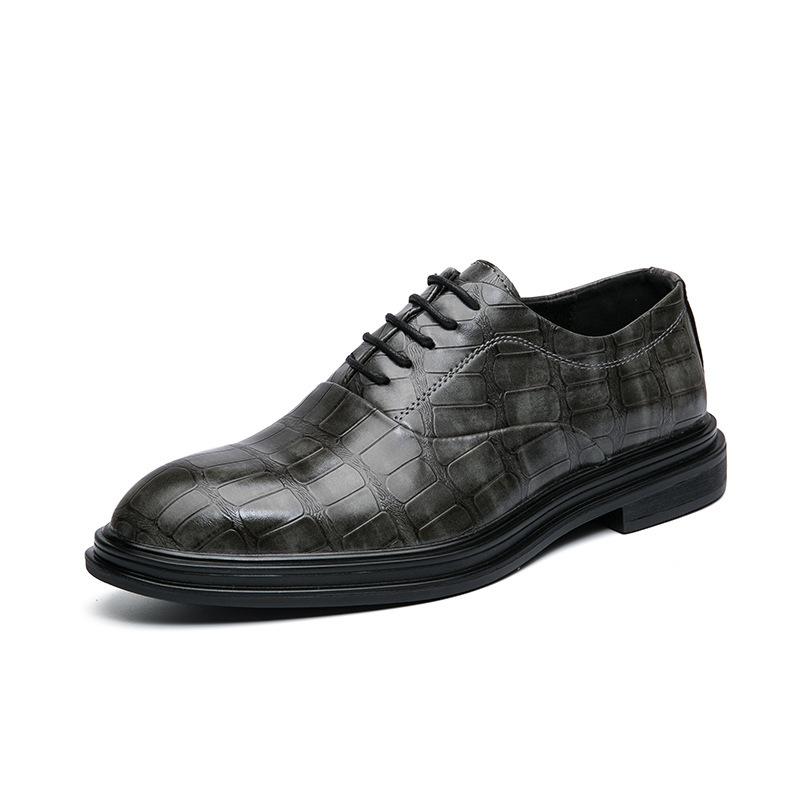 

Leather shoes men s business dress new spring and summer leather shoes men s Korean version casual foreign trade men s British 2025 retro 46