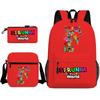 Rhythm box cartoon animation primary school schoolbag sprunki fourth grade lightweight burden reduction large capacity backpack bag