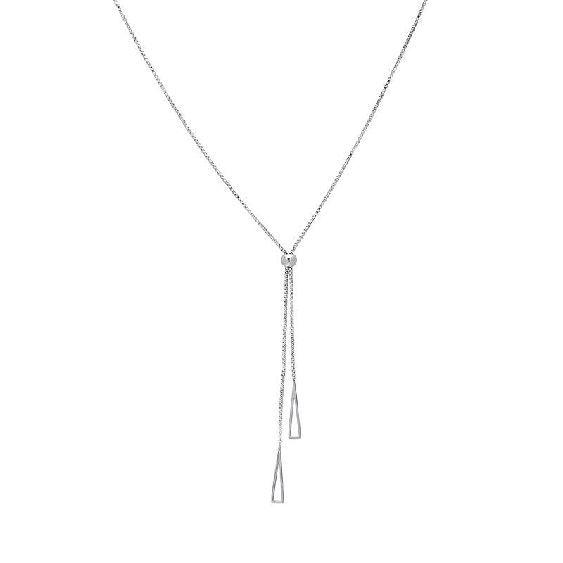 Korean Geometric Clavicle Necklace - Minimalist Fashion for Women