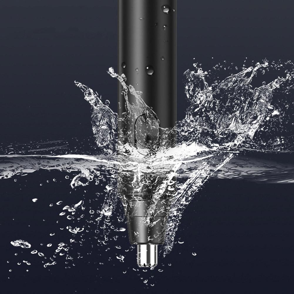 Electric Nose Hair Trimmer Rounded Tip Safe Painless Waterproof Portable Multifunctional for Men Women Eyebrow Trimmer