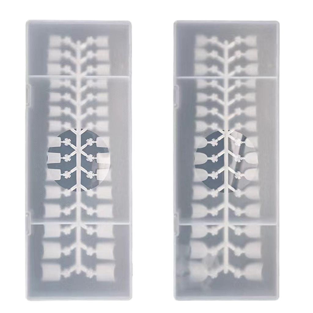 240 Pcs Oval Short False Nail Art Tips Set Half Cover French Resin Fake Nail Tips Finger Stickers Nail Extension Tips