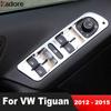 Für Volkswagen VW Tiguan 2012-2014 2015 Matts Auto Innenraum Tür Armlehne Fensterheber Schalter Knopf Panel Abdeckung Verkleidung Zubehör