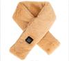 Electric Heated Scarf USB Electric Heating Shawl Neckerchief 3 Temperature Levels Hot Compress Pad Foldable Warm Neck Wraps for Winter Outdoor