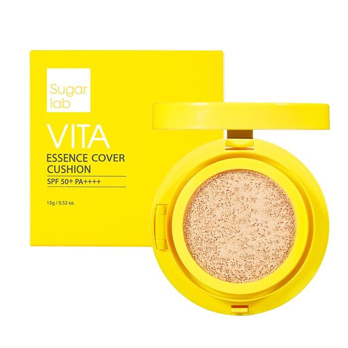 

Sugar Lab Официальный Vita Essence Cover Cushion SPF 50+ PA++++ 15 г VITA ESSENCE COVER CUSHION Сияющая, Влажная кожа, Увлажняющий, Естественный вид, Кушон