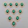 10x Rhinestone Pearl Button Flatback Embellishment for DIY Wedding Craft