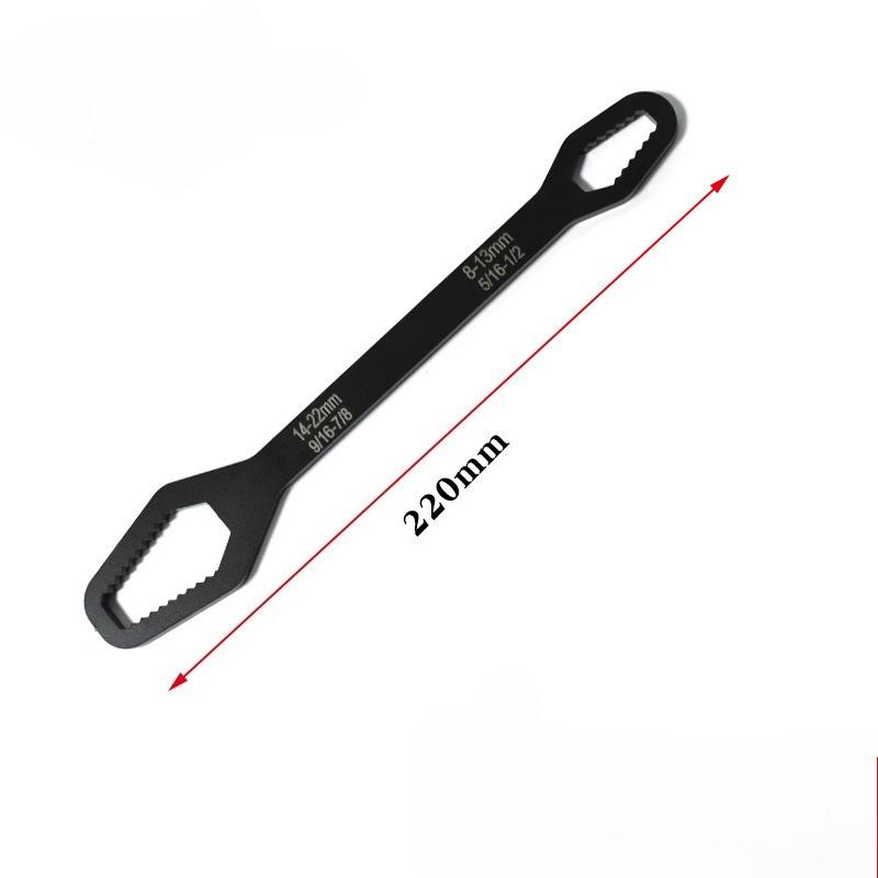 New Multifunctional Double Headed Plum Blossom Wrench Self Tightening Adjustable Glasses Universal Household EDC Manual Tool