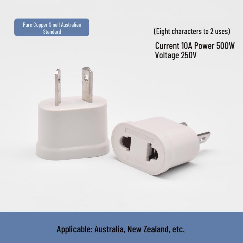 Universal Pure Copper Adapter Plug with Multi-Standard Compatibility