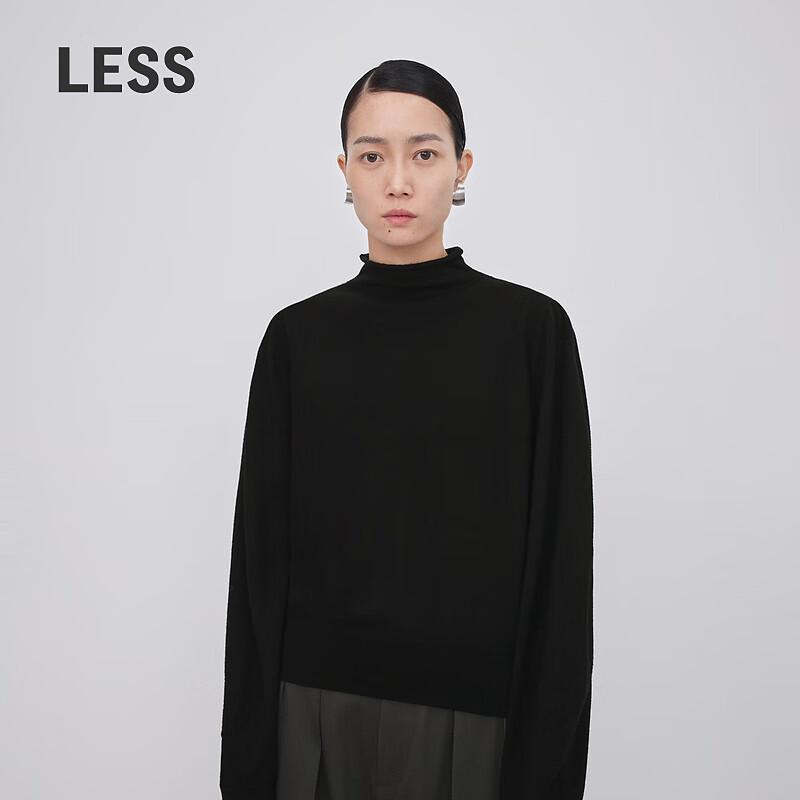 

LESS 2023 Winter Turtleneck Merino Wool Pullover Sweater M