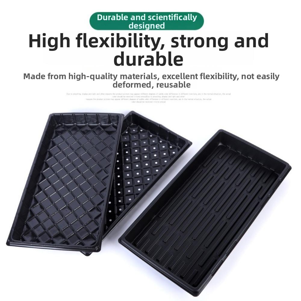 2pcs 54*28cm Seeding Nursery Tray with Holes Succulent Germination Tray Seed Starting Flower Plant Hydroponic Vegetable Tray
