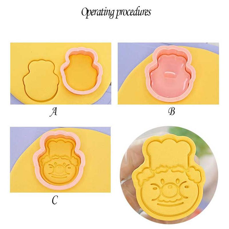 Anpanman 8 Piece Set Shape Cookie Cutters Fondant Cutter Plastic Cookie Mold