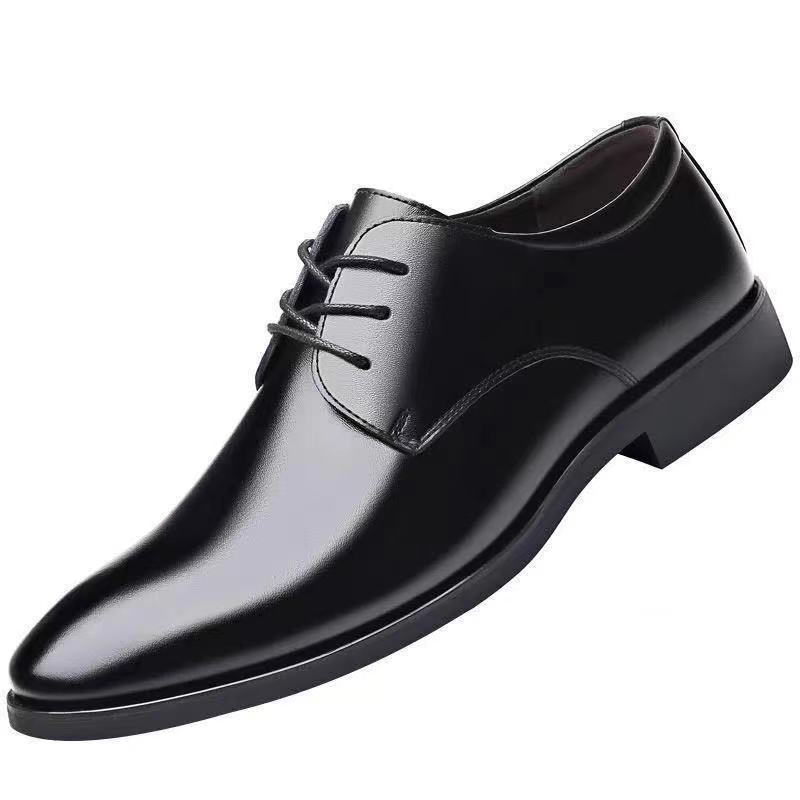 Large size foreign trade leather shoes British men's shoes men's best man black groom business dress soft-soled suit