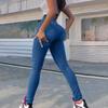 Ladies' Color Casual Pants Versatile Slim Fit Straight Leg Denim Jeans