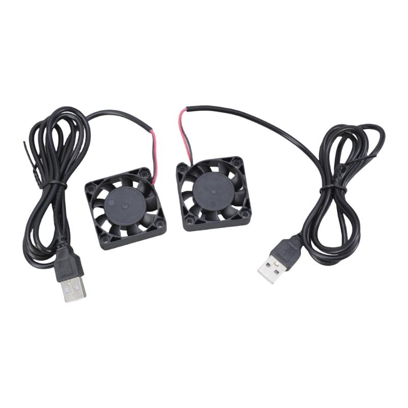 High Airflows 40mm USB Cooling Fan Sleeve Bearing Rubber Feet for Routers, Modems, DVRs, TV, and PC Laptop Stands