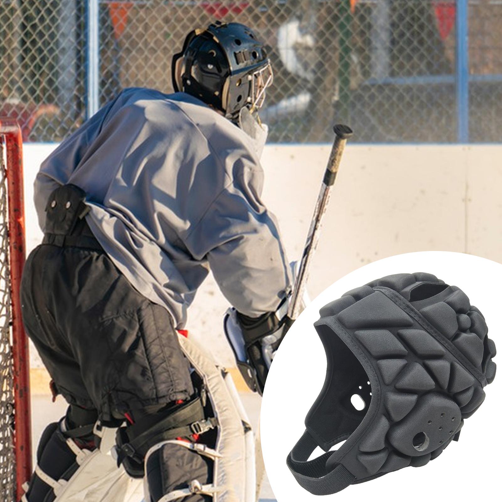 Rugby Helmet Headguard Headgear Cap for Lacrosse Team Sports Roller Skating S