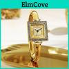 Minimalist Watch Women For Bangle Square Dial Analog Quartz Wristwatch Dress Clock