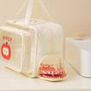 New Transparent Waterproof Travel Toiletry Bag Portable Dry Wet Separation Organizer for Toiletries Cosmetics