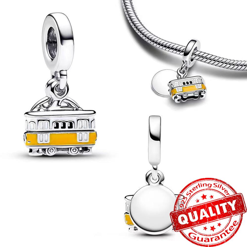 Gorgeous Copper Stones & Enamel Clip Beads & Seahorse Dangle Charm Fits Bracelet For Women Gold Necklace Pendant