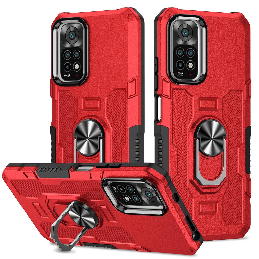 Redmi Note 12 Anti-Fall Magnetic Case with Finger Ring Holder