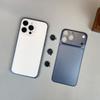 Change to 17Pro/Max Alloy Frame Metal Backplane Glass Lens Film 3 in 1 Case for iPhone 13 14 12 15 16 Pro Max Anti-Drop Cover