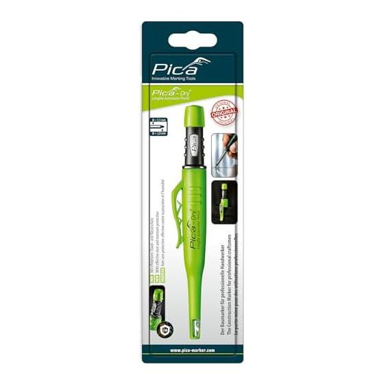 Pica-Dry Construction Mechanical Pencil, 2.8mm Round Lead, Black 2B, Blister Pack, 3030SB03, Lead Diameter: 2.8mm, Product Name: Pica-Dry Longlife