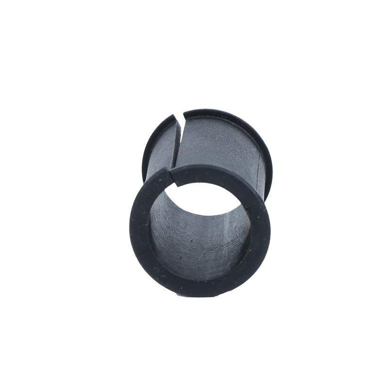 4 Pcs Black Rubber Mic Spacer Sleeves High Quality Elastic Anti-Drop for Outdoor Events Broadcast Voice Recording