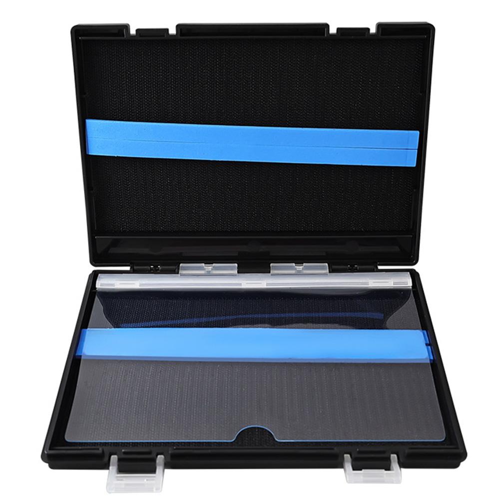 Double Sided Fishing Tackle Box Fishing Tool Storage Box Large Capacity Fishing Tackle Storage Box Ultra Thin for Fishing Lovers