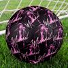Michael Jackson Print Size 5 Soccer Ball, Standard Match Football for Sports Game and Team Practice, Ideal Gift for Soccer Fans