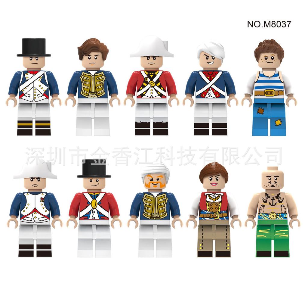 Police Doll Toy Boys M8038 Girls Urban Occupation Small Particles Assembled Building Block