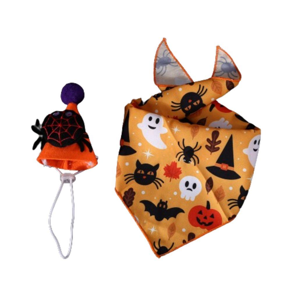 Felt Kitten Dress Up Accessories Cartoon Pumpkin Dog Headwear Funny Pet Supplies  Puppy