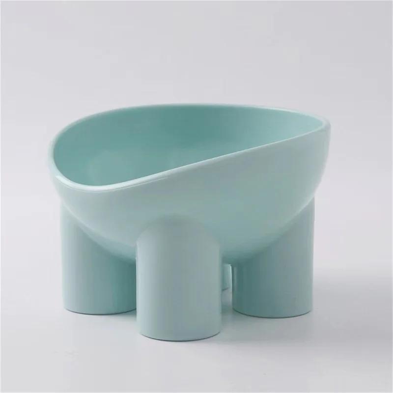 Fressnapf für Hunde und Katzen, erhöhter hoher Fuß, kleiner Hundenapf, Nackenschutz, Tiernahrung, Wassernapf, kippsicher, für Haustierfütterung, Dessert, Snack, Teller