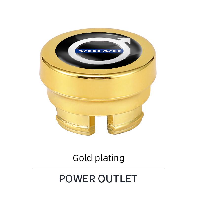 Car Cigarette Lighter Protective Cover Dust Plug Decoration For Volvo XC60 S60 V40 V50 V60 S80 S40 C30 AWD C70 S40 S60 S80 S90 T