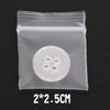 200Pcs Plastic Clear Food Storage Packing Coin Jewelry Reclosable Self Seal Bags
