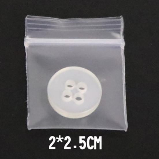 200Pcs Plastic Clear Food Storage Packing Coin Jewelry Reclosable Self Seal Bags
