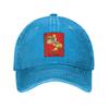 El Toxico - El Chavo Del Ocho  Washed Denim Cap Casual Baseball Caps Adjustable Hat Summer Unisex Baseball Hats