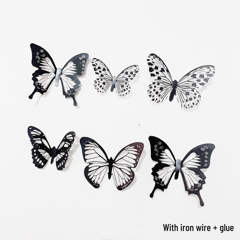 Dark Butterfly Cake Toppers for Celebrations: Valentine's, Birthdays, Queen's & Goddess Day