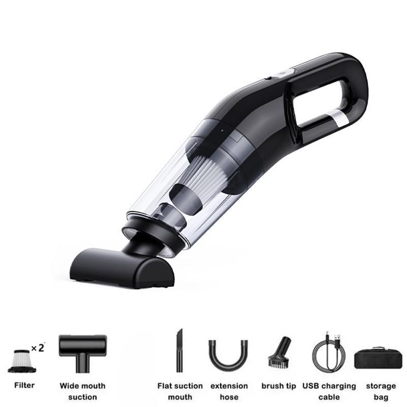 New Wireless Car Vacuum Cleaner 10000Pa Household Vacuum Cleaner Large Suction Handheld Mini High-power Car Vacuum Cleaner Dry and Wet Separation