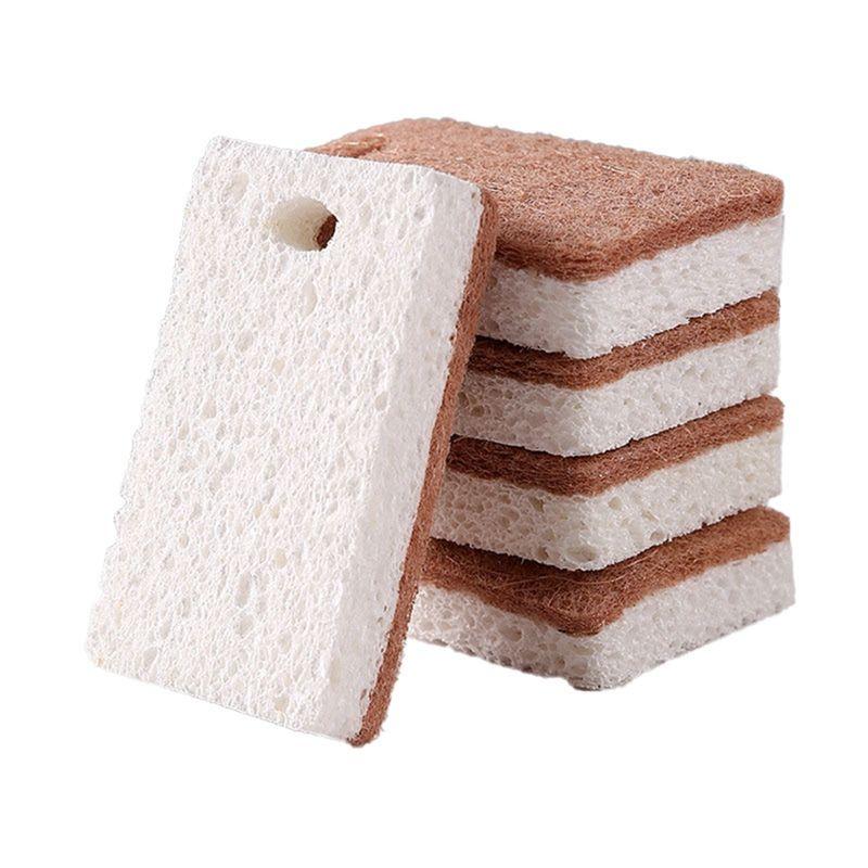 

ABWR-24PCS Dishwashing Cotton For Dishes, Cellulose Sponges Safe On Non-Stick Cookware