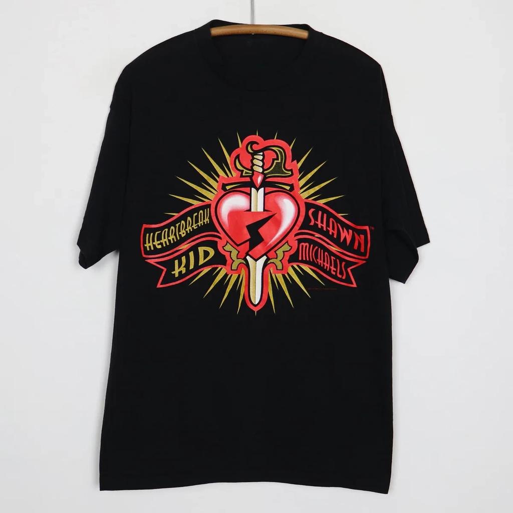 1 strana 1997 Shawn Michaels Heartbreak Kid Tričko Černé Unisex S-4XL