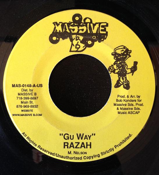 

7inch Record RAZAH - Gu Way MAS0148AUS Massive B Jamaica Reggae, Ska & Dub Used