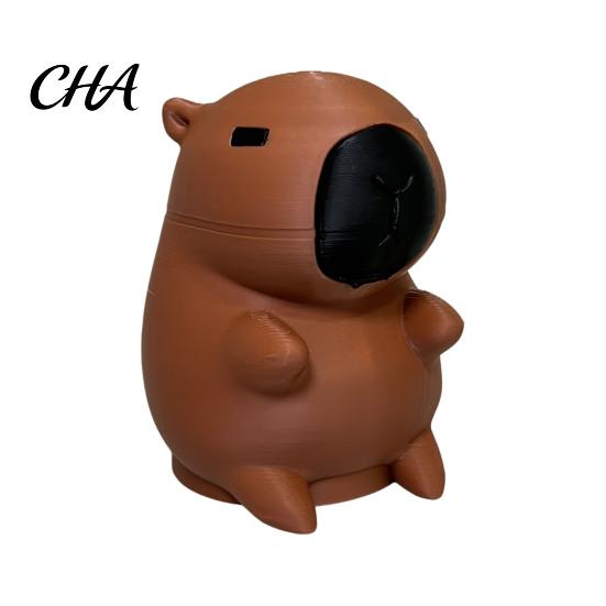 Abschlepphaken-Schutz 3D-gedeckter Capybara-Ball-Deckel, Dekorative Anhänger-Staub-Kupplungsabdeckung, 50mm Abschleppschutz, Wohnmobil-LKW-Zubehör Langlebige Kappe