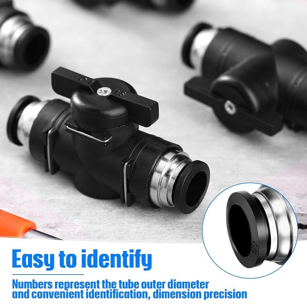 Push In Pneumatic Valve Hand Quick Joint Connector Pneumatic Threaded Joint Turn Switch