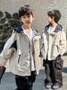 Boys' 2026 Spring Hooded Windbreaker for Outdoor Sports